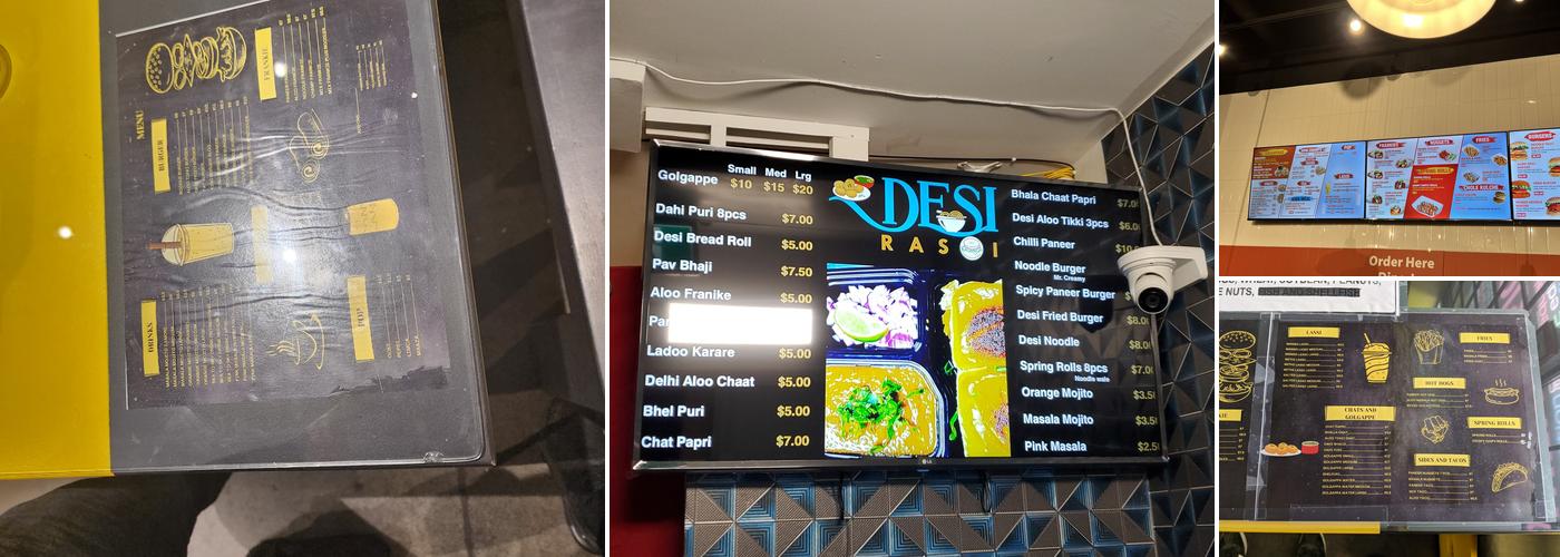 Desi Rasoi Menu