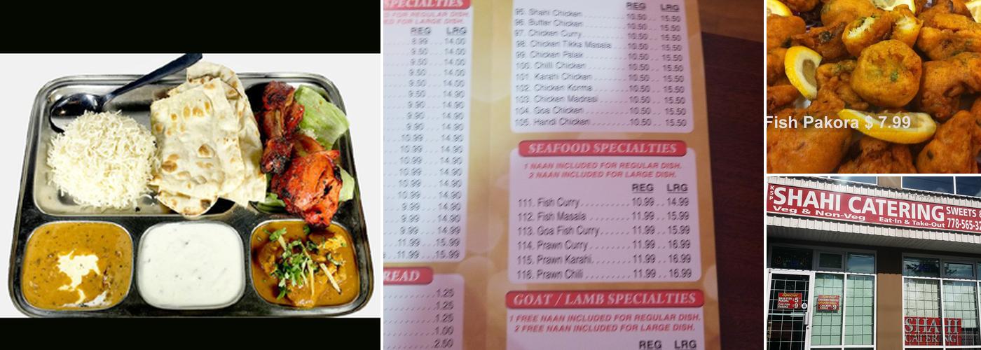 Shahi Catering Menu