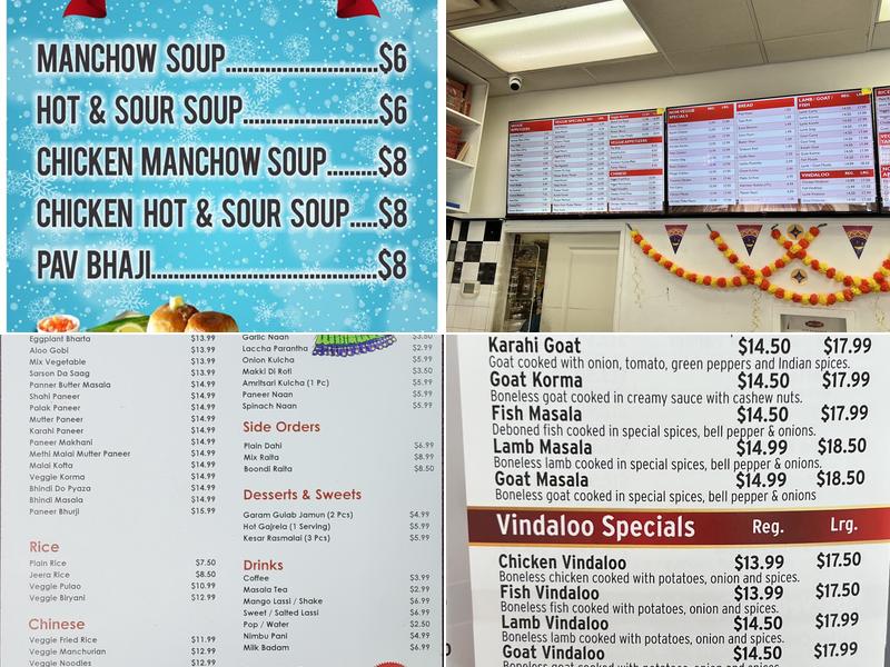 Bikaner Indian Sweets Menu