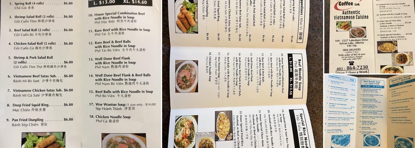 Spinnaker's Cafe Menu