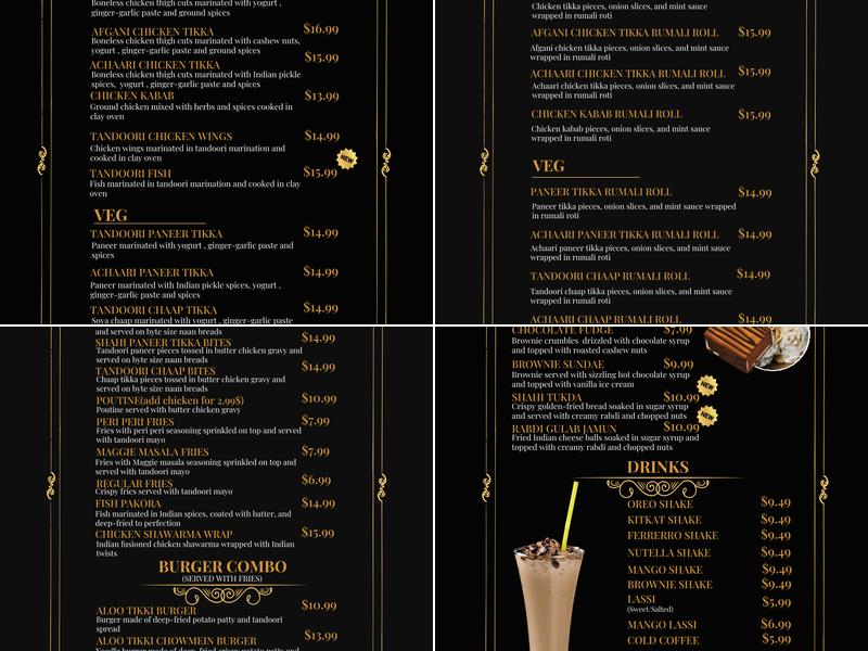Cheffys Menu