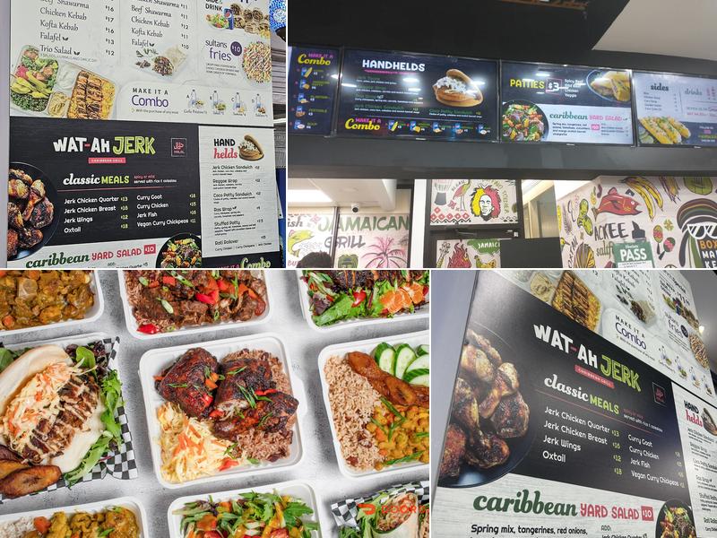 Wat Ah Jerk Caribbean Grill Menu