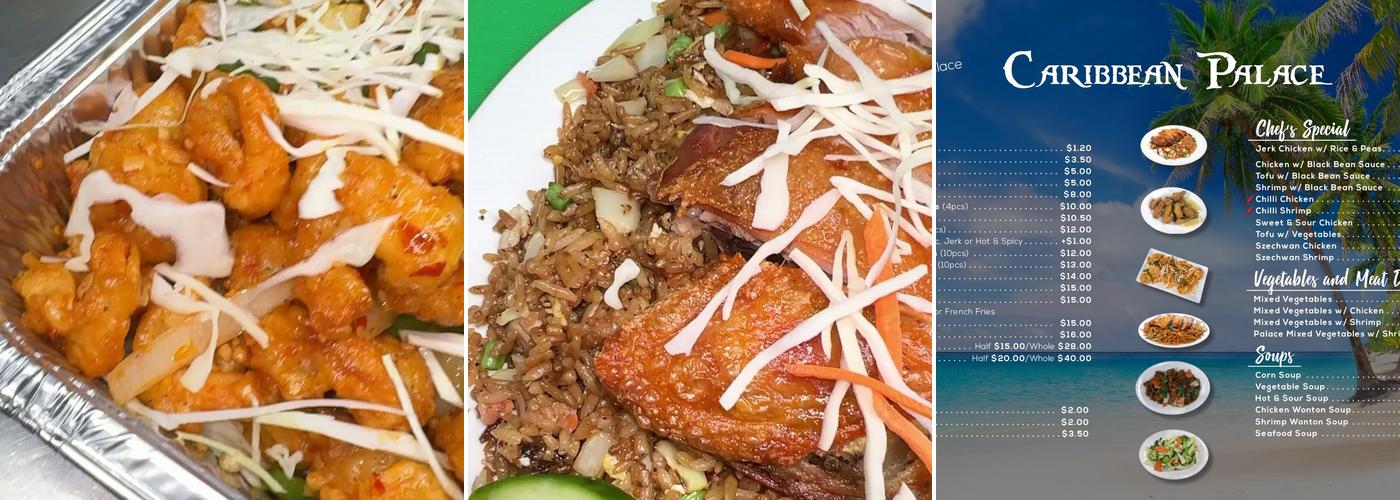 Caribbean Palace Menu