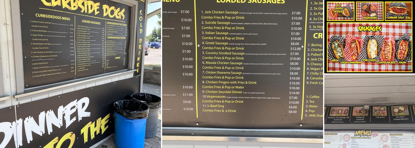 Curbsidedogs Menu