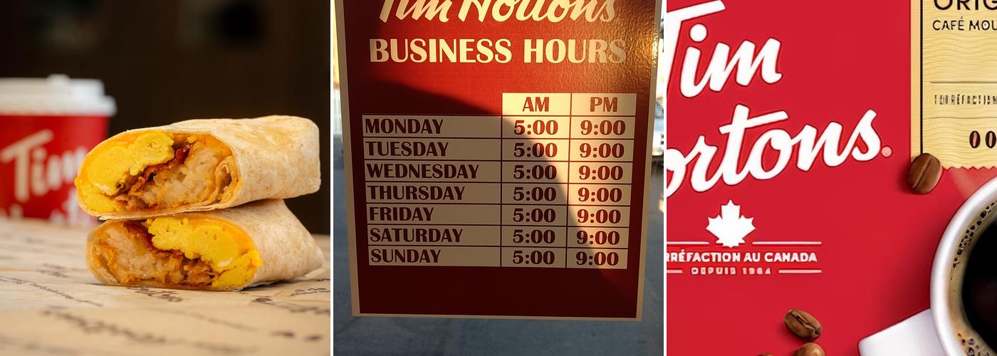 Tim Hortons Menu