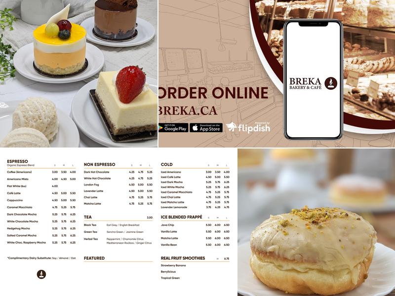 Breka Bakery & Café - W Hastings Menu