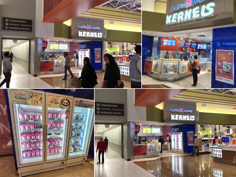 Kernels Popcorn & Baskin Robbins Enter Gate 3,  1 Bass Pro Mills Dr, Concord