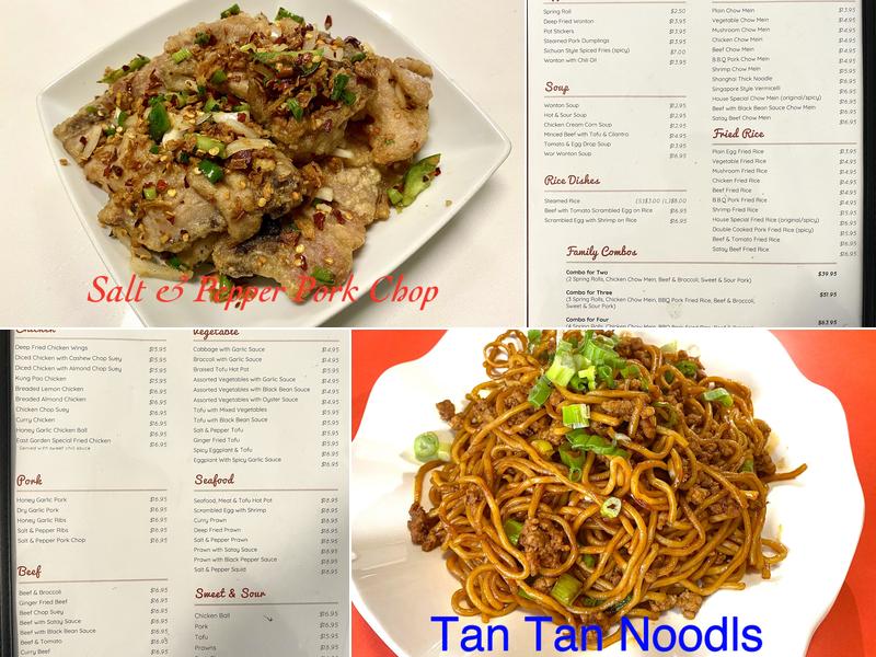 East Garden Restaurant Menu