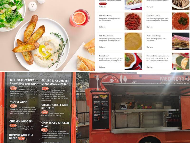 Yummy Truck: Mediterranean and East African Cuisine Menu
