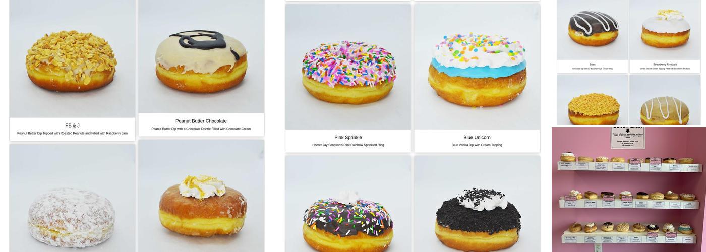 Debrodniks Donuts: Waterloo Menu