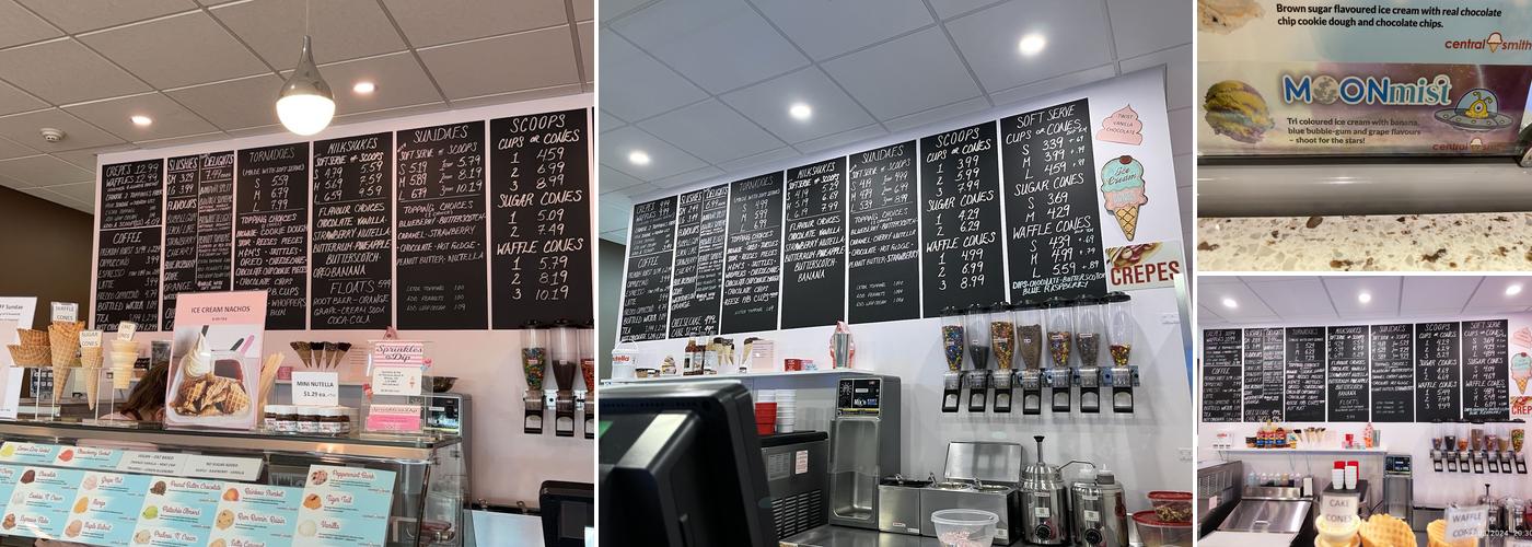 Sprinkles & Dip Menu