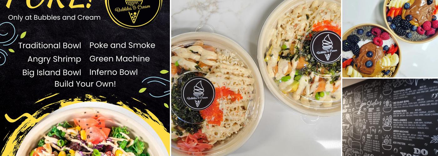 Bubbles & Cream Menu