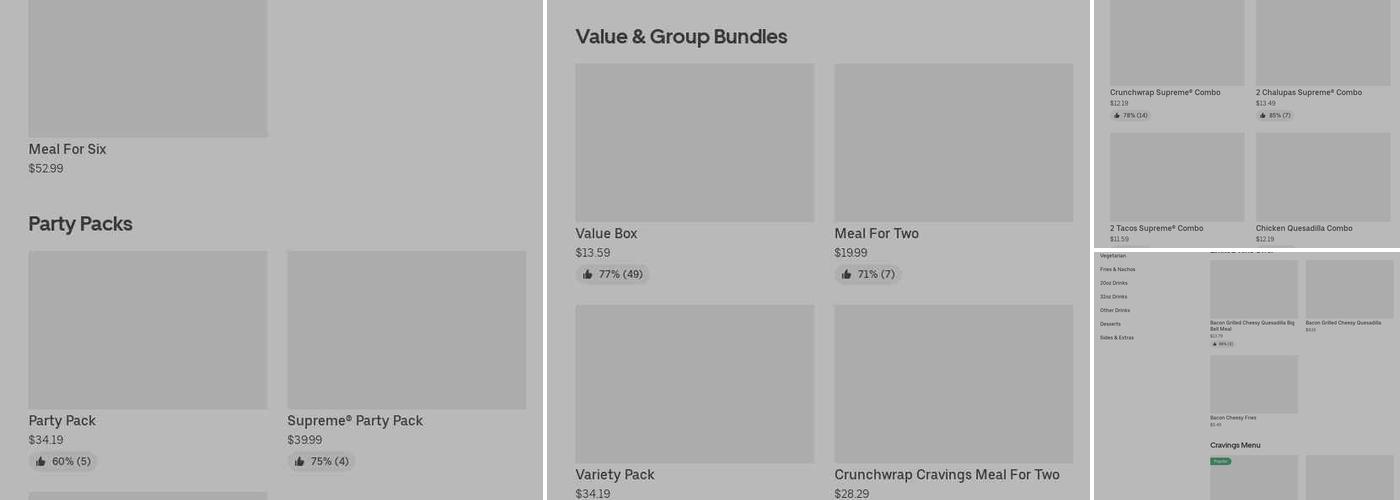 Taco Bell Menu