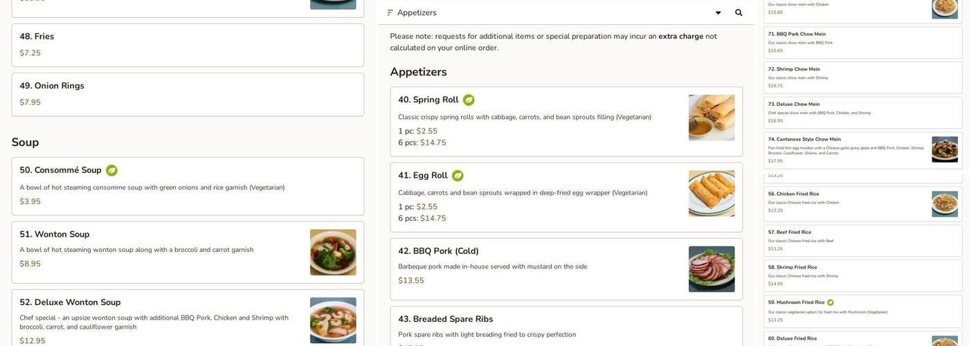 Thirsty Duck Cafe Menu