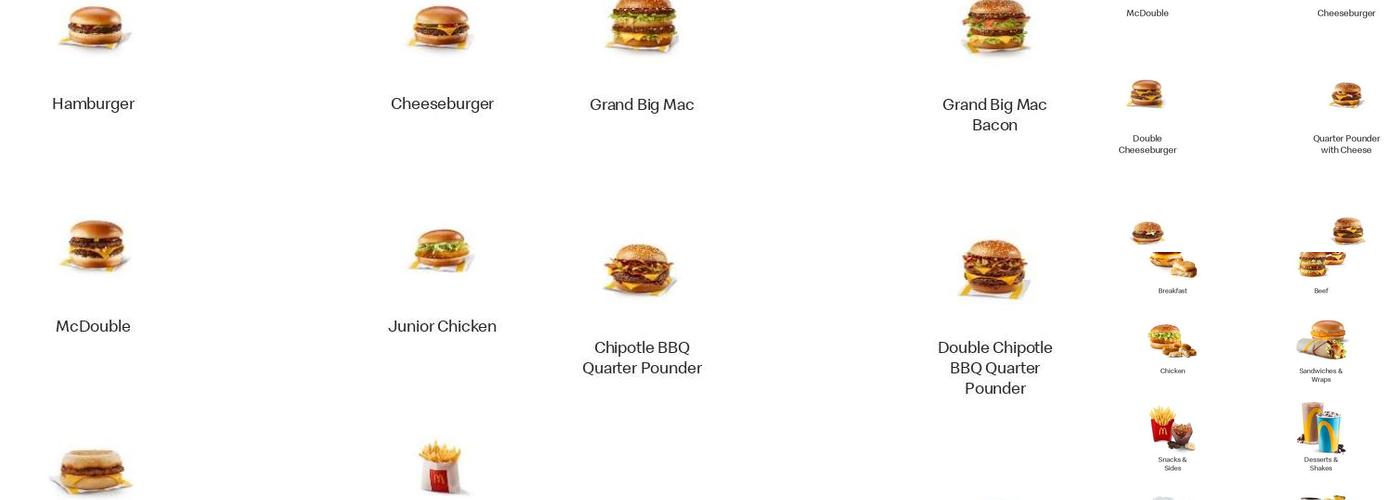 McDonald's Menu