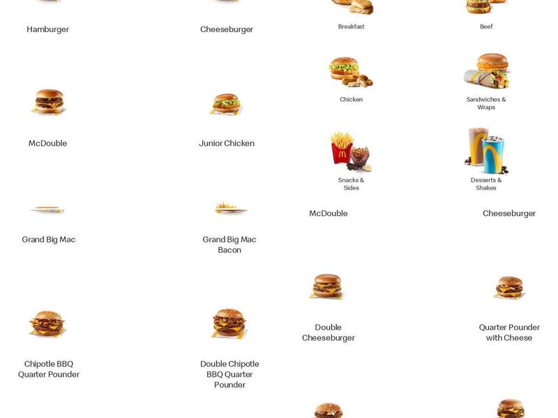 McDonald's Menu