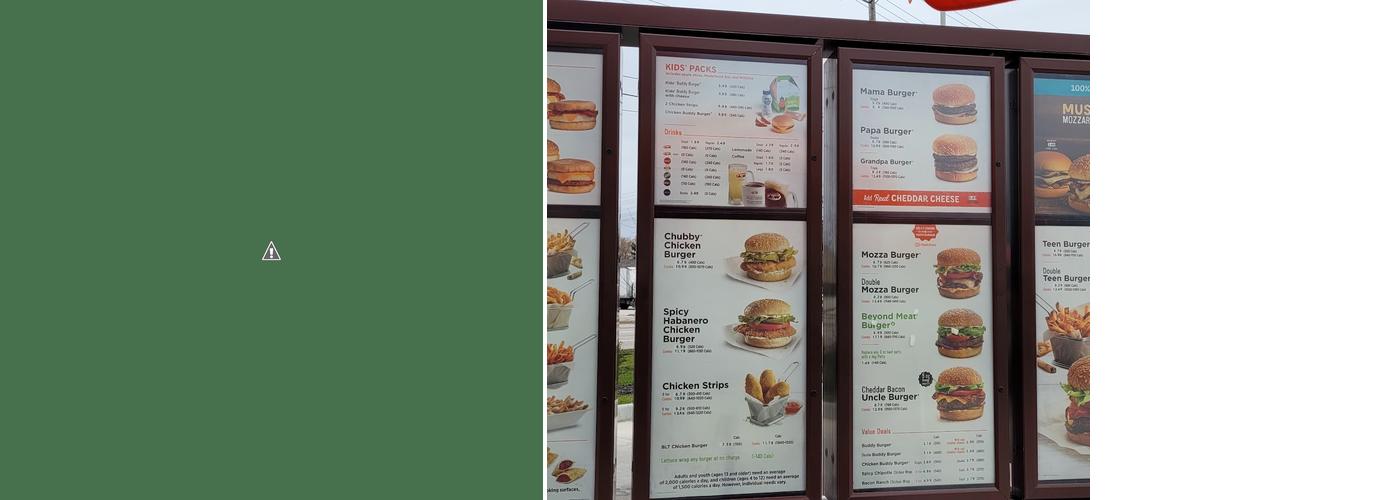 A&W Canada Menu