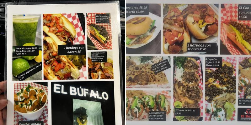 Antojitos Mexicanos El Búfalo Menu