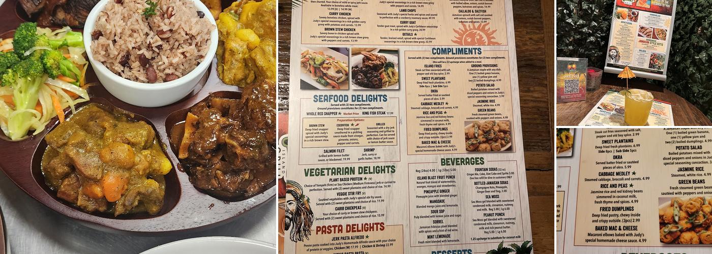 Judy's Island Grill - Canton Menu