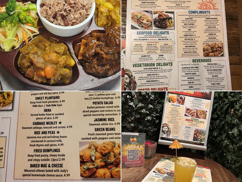 Judy's Island Grill - Canton Menu