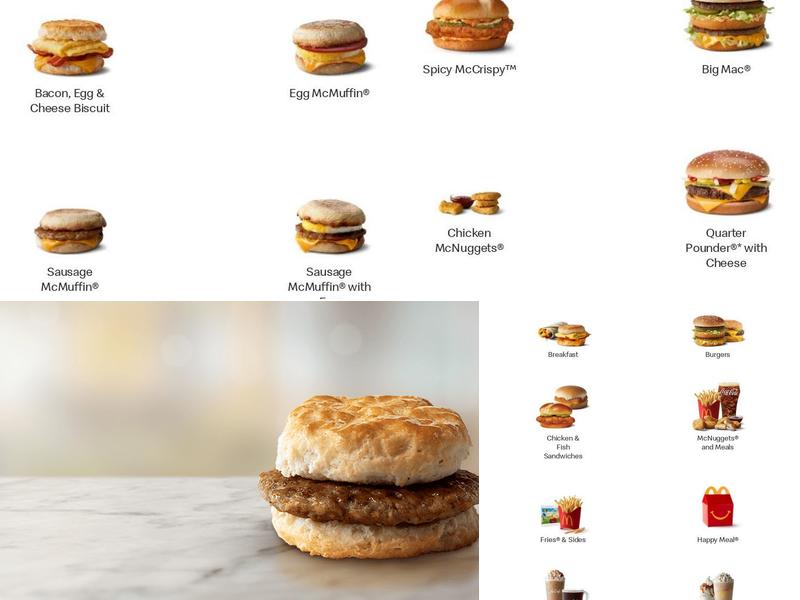 McDonald's Menu