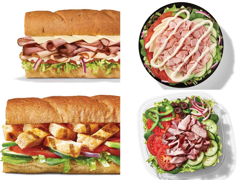 Subway Menu