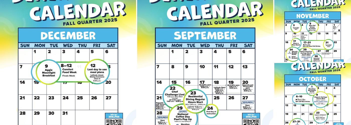 Cuarto Dining Commons Menu