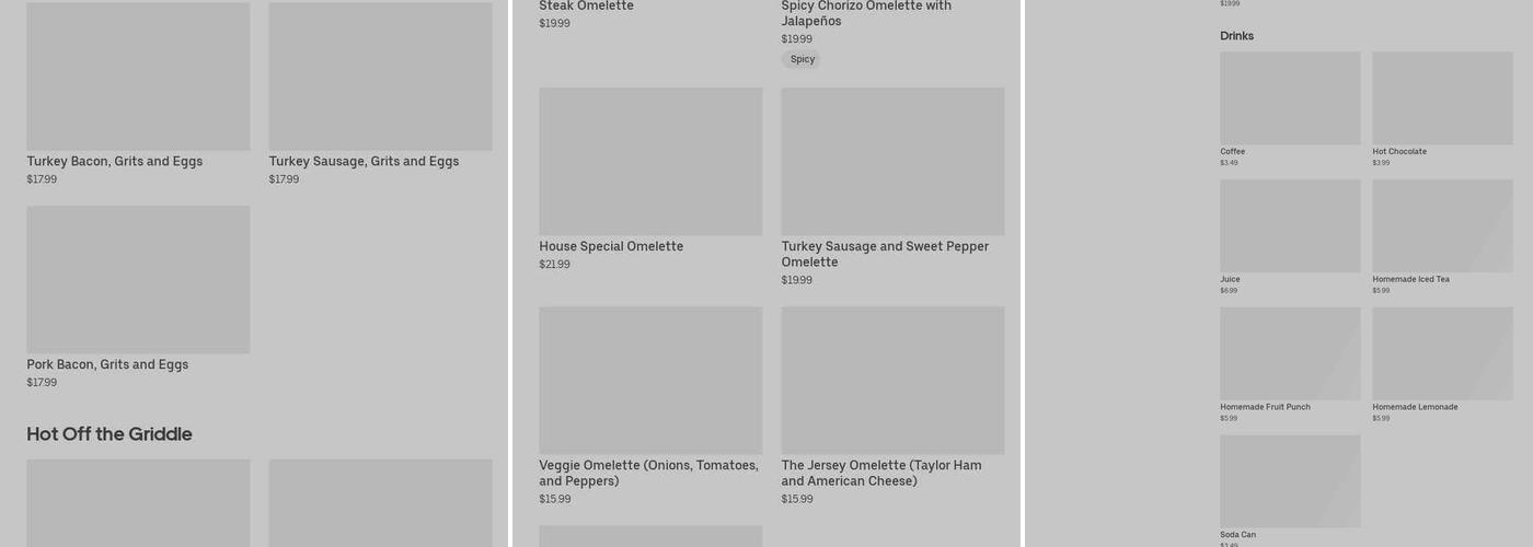 CoCo's Restaurant Menu