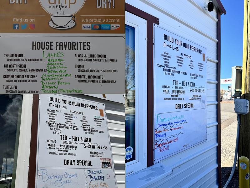 JAVA DRIP COFFEE Menu