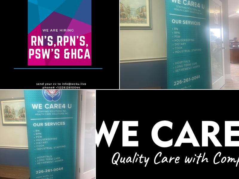 WE CARE4 U STAFFING SOLUTION INC.