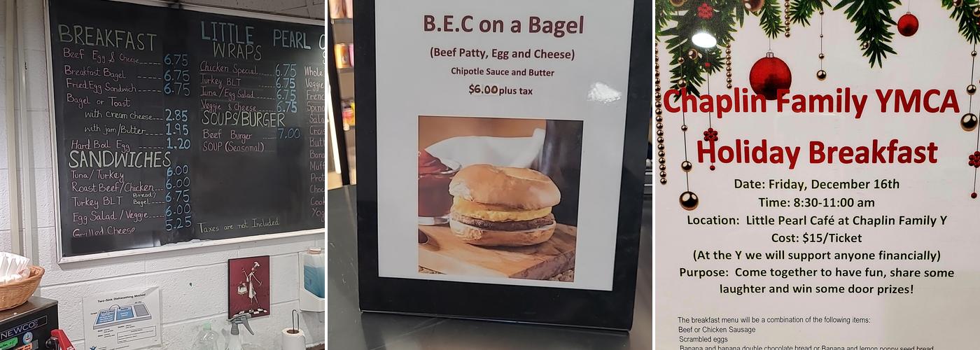 Little Pearl Cafe Menu