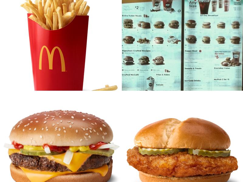 McDonald's Menu