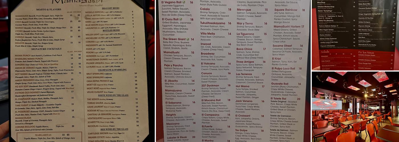 ORIS Restaurant & Lounge Menu