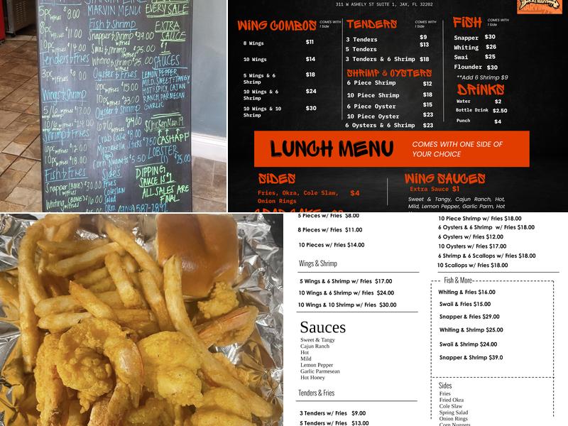 Starving Like Marvin Menu