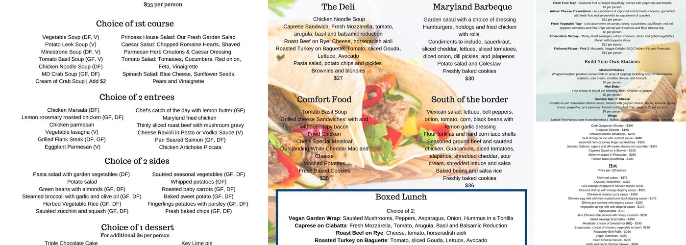 Royale Roasters Menu