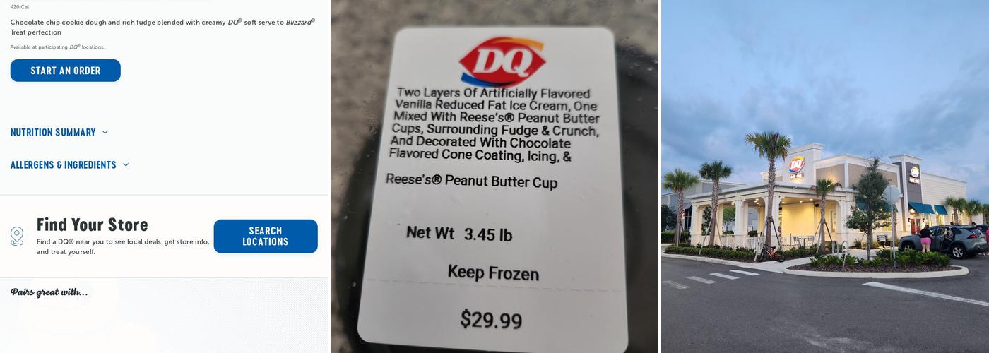 Dairy Queen Grill & Chill Menu