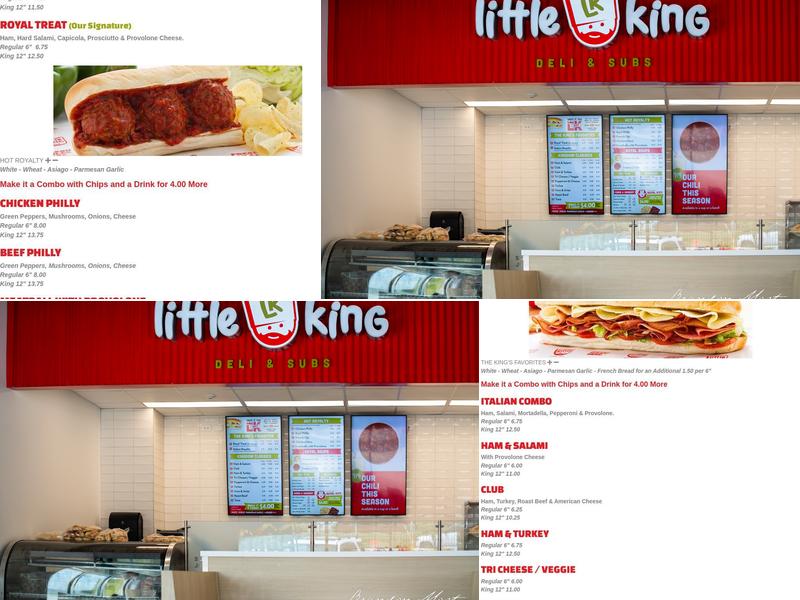 Little King Deli & Subs Menu