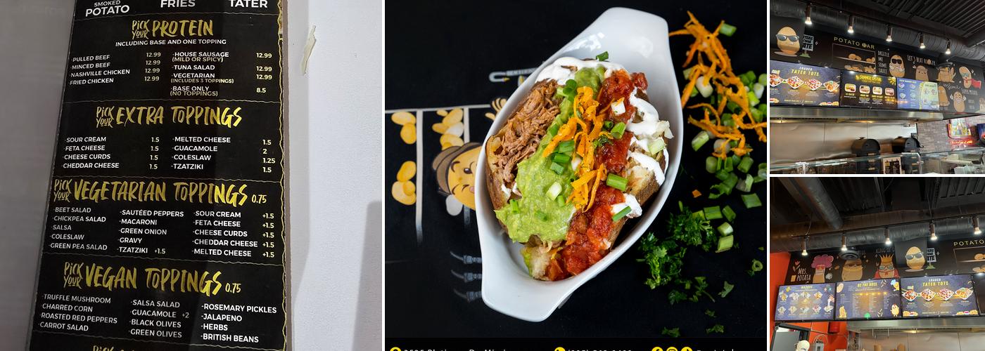 Potato Bar Menu