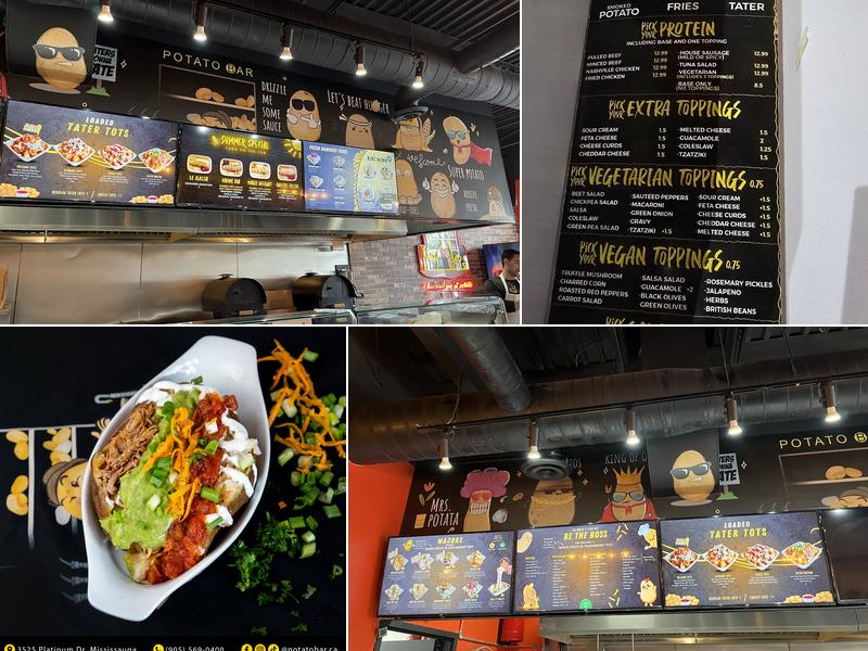 Potato Bar Menu