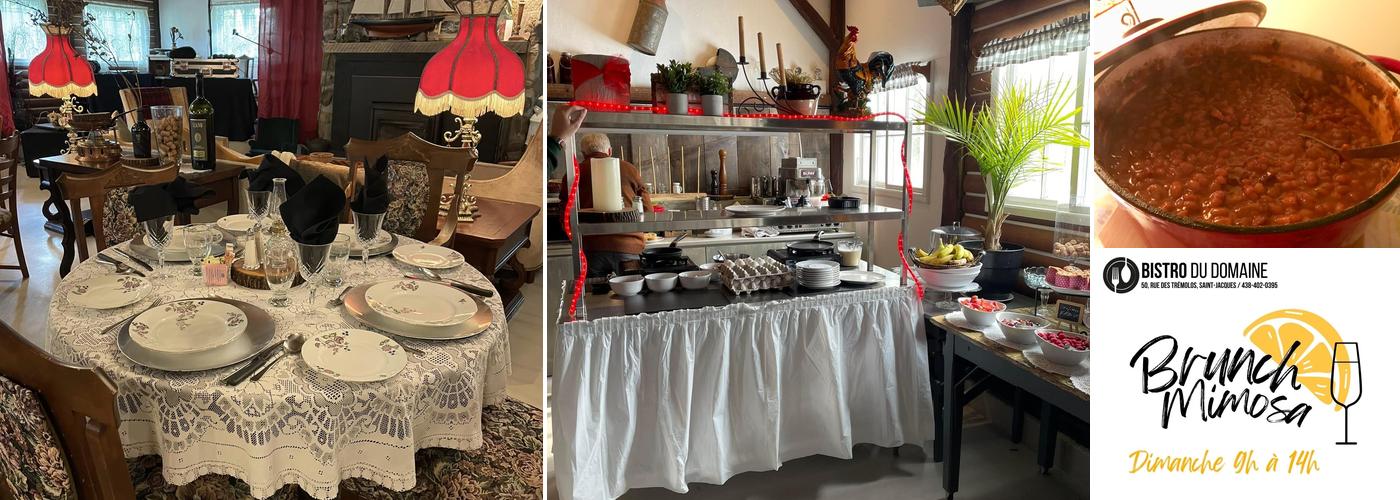 Bistro du Domaine Menu