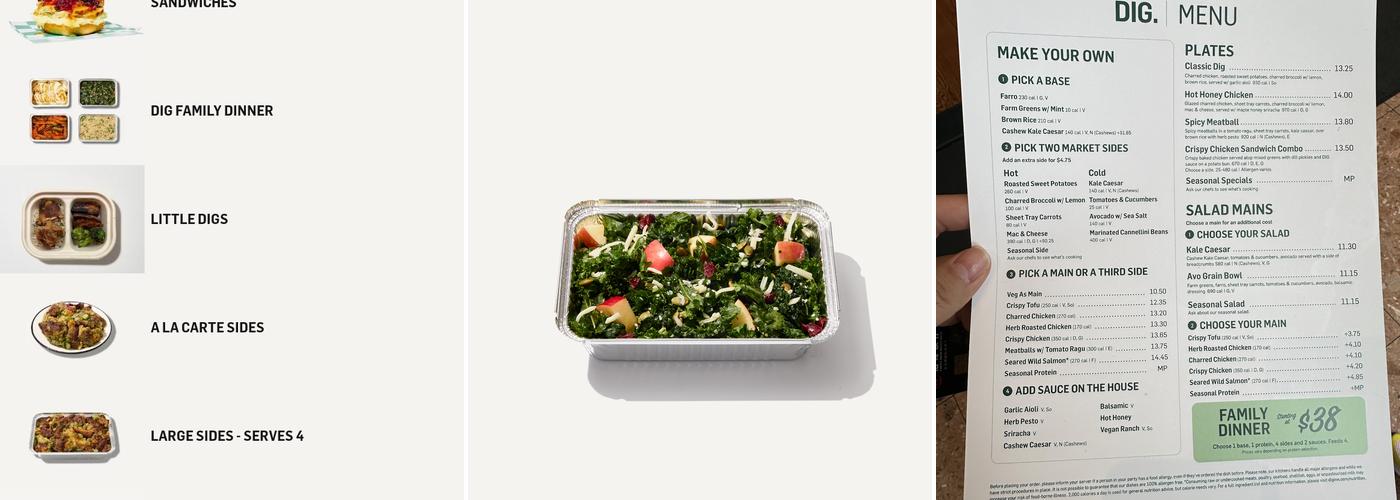 DIG Menu