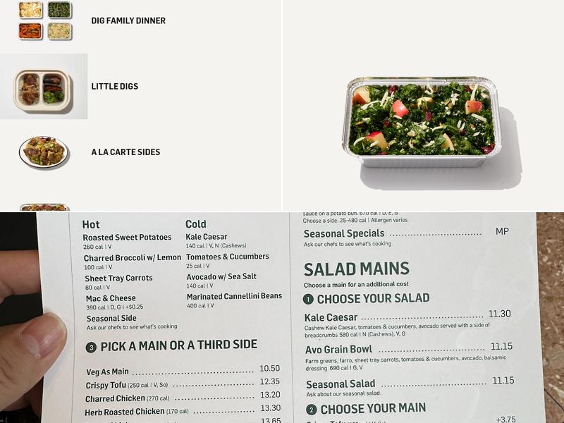 DIG Menu