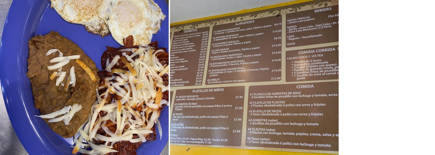 Niridian Restaurant Menu