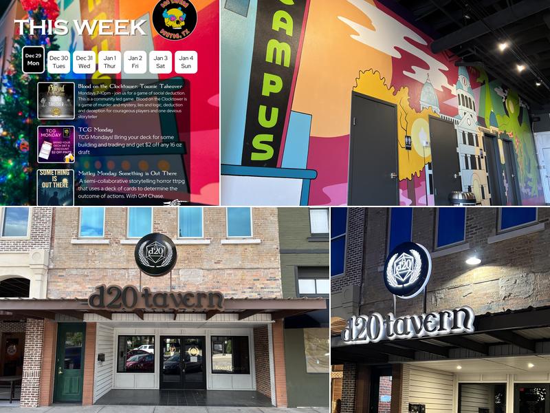 d20 Tavern 112 W Oak St, Denton