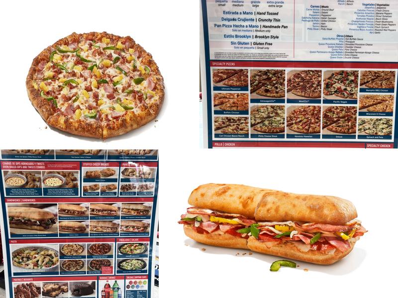 Domino's Pizza Menu