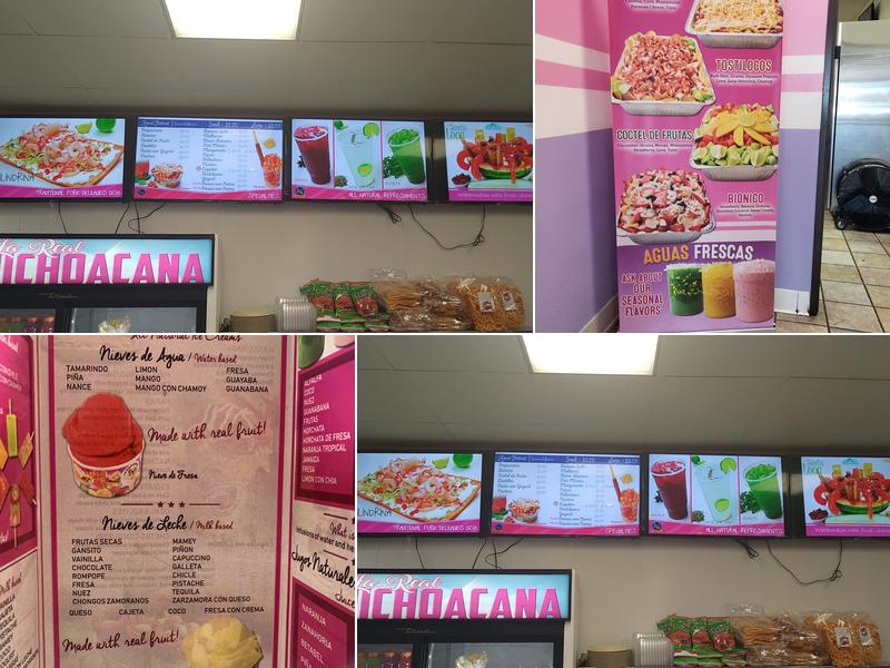 La Real Michoacana Artisan Ice Cream Menu