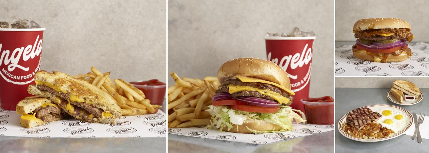 Angelo's Burgers Menu
