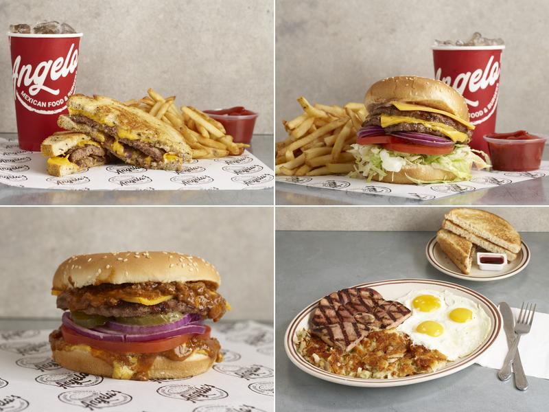 Angelo's Burgers Menu