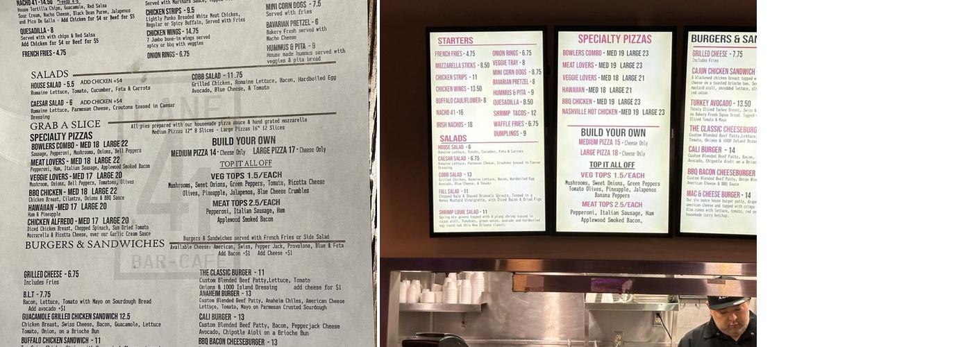 Kingpin's Menu