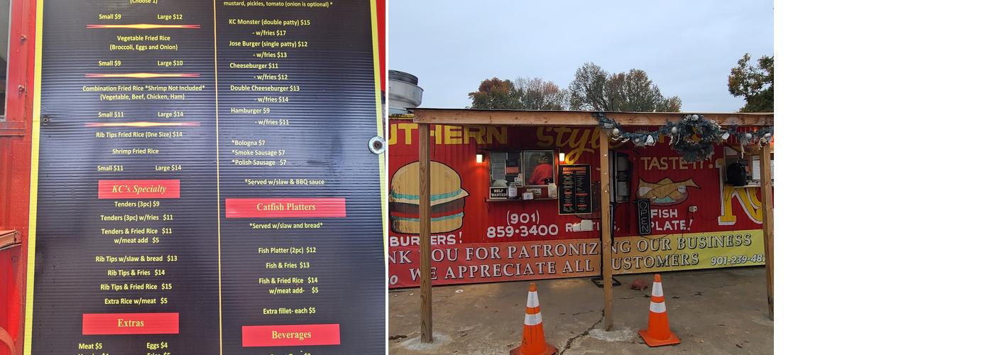 KC Southern Fried Rice Menu